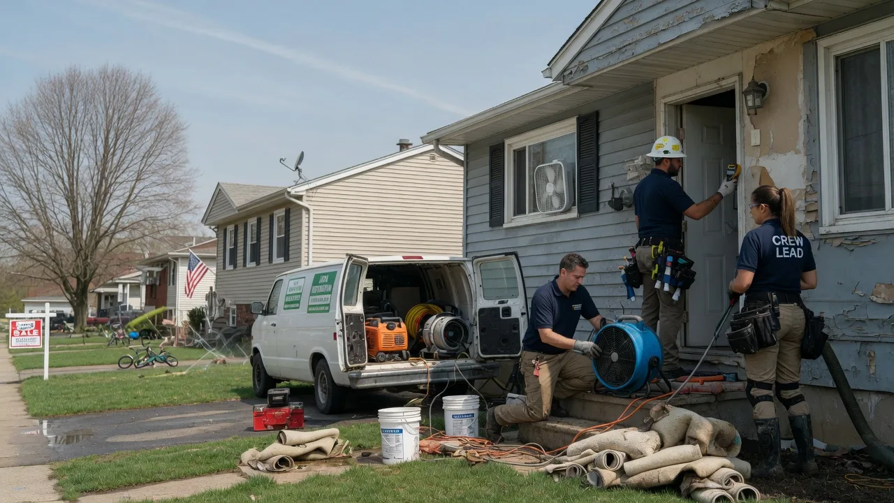 Flood Cleanup in Chester Heights, PA near me